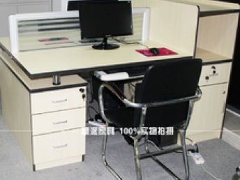 图 重庆办公家具直销4人屏风隔断办公桌卡座职员桌员工桌电脑桌特价 重庆办公用品